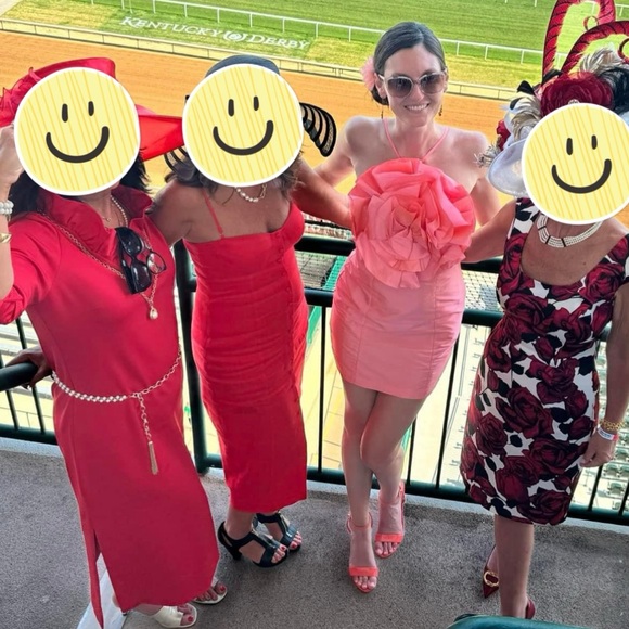 Atsu Oversized Rosette Mini Dress - Picture 4 of 15